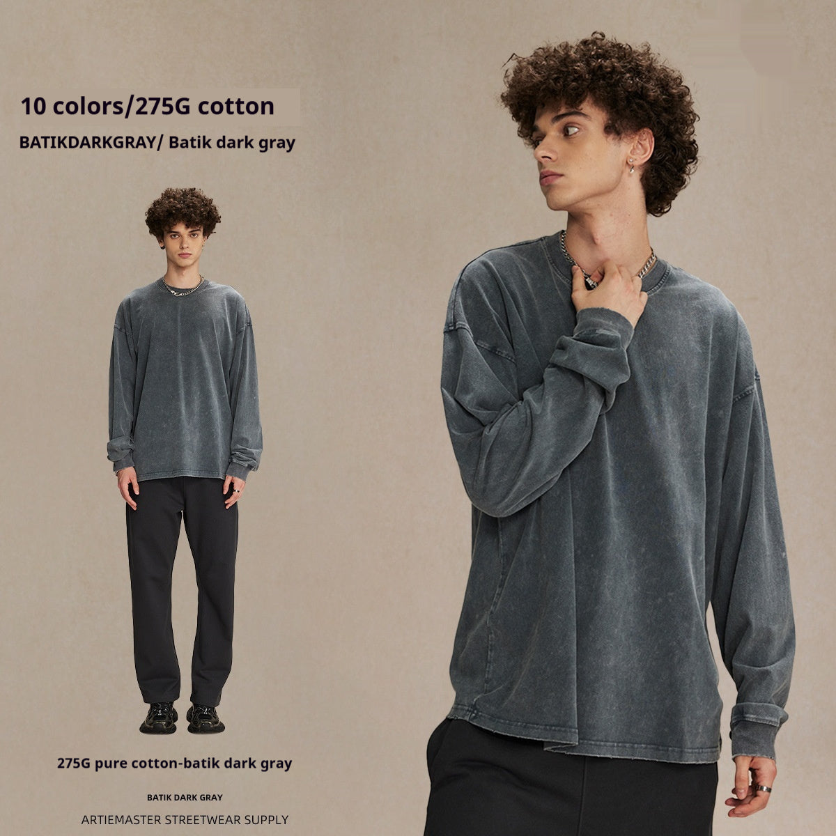 T-shirt Cotton Loose-fitting Casual Round-neck Base Shirt My Store