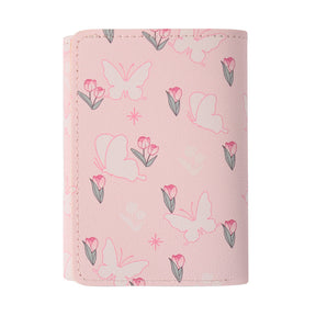 Butterfly-patterned Short Style Three-fold Wallet Multifunction My Store