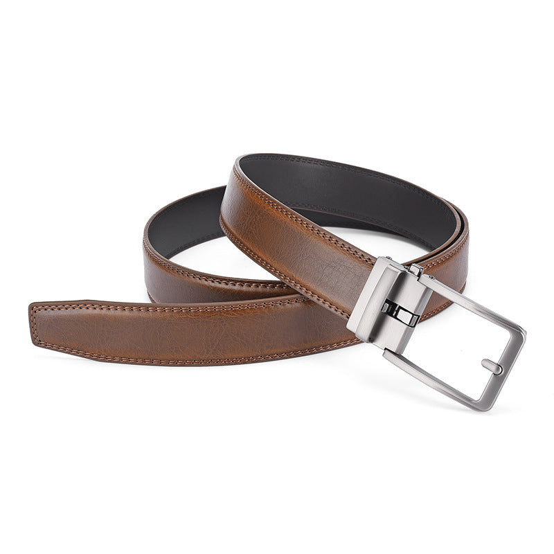 Simple Casual Business Men's Pants Belt My Store