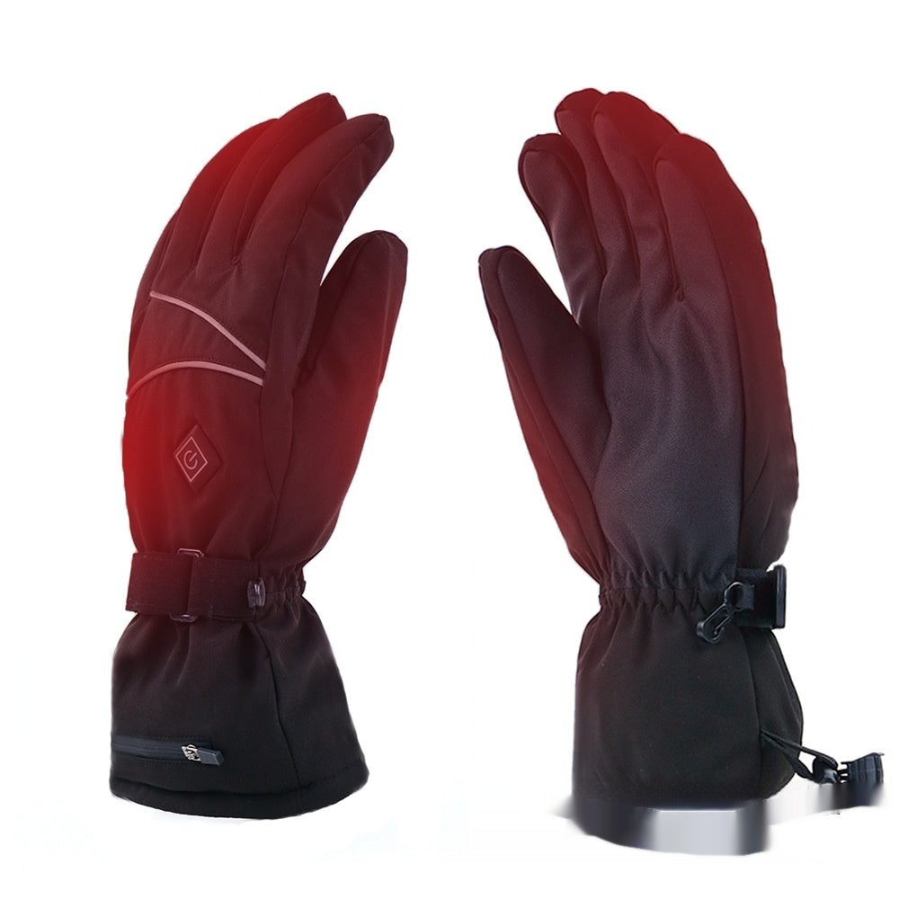 Electric Heating Gloves Lithium Battery Three-gear Temperature Control Warm My Store