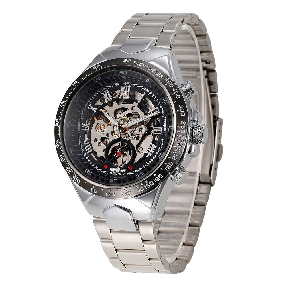 Men's Personality All-steel Hollow Automatic Mechanical Watch My Store