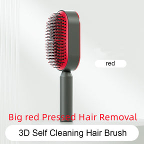 Self Cleaning Hair Brush For Women One-key Cleaning Hair Loss Airbag Massage Scalp Comb Anti-Static Hairbrush My Store