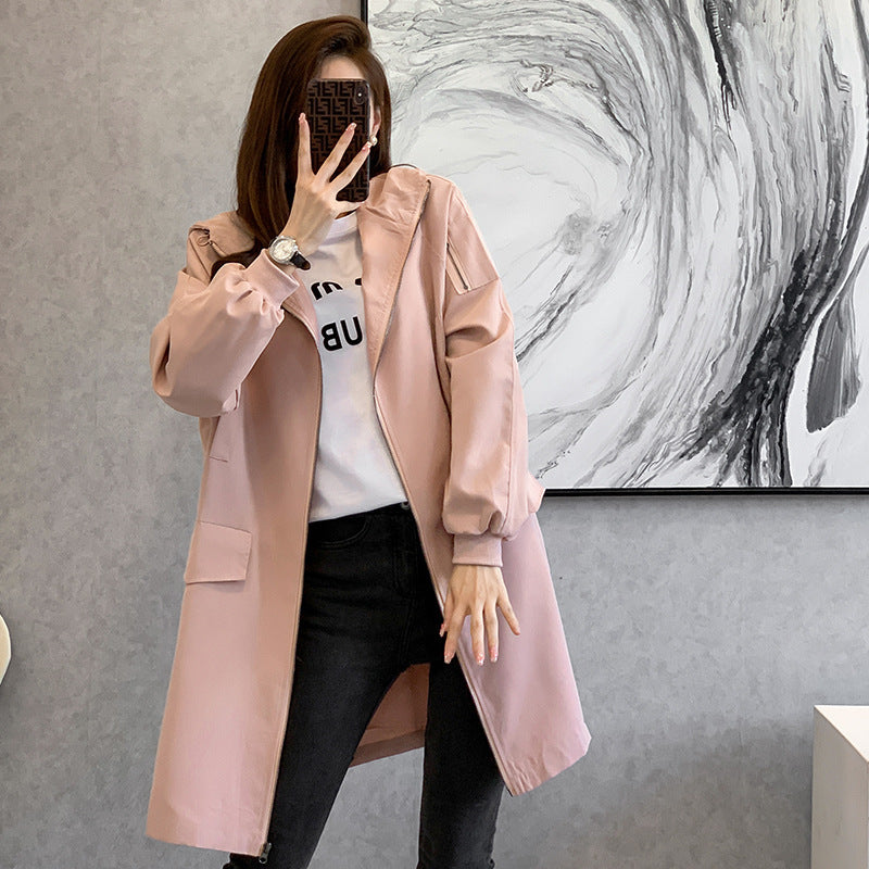 Loose Mid-length Hong Kong Style Coat My Store