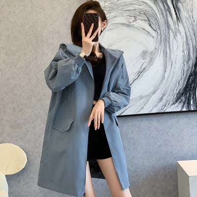 Loose Mid-length Hong Kong Style Coat My Store