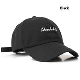 Black Peaked Versatile Casual Baseball Cap My Store