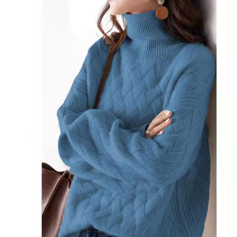 Women's Turtleneck Thread Warm Sweater Knitted Bottoming Shirt My Store