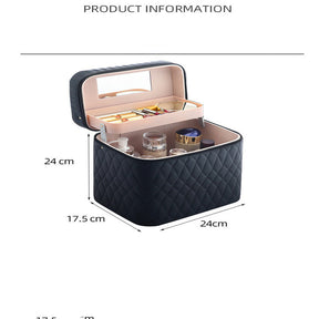 Large Capacity Korean Style Portable Cosmetics Storage Box Travel Wash Cosmetic Case My Store