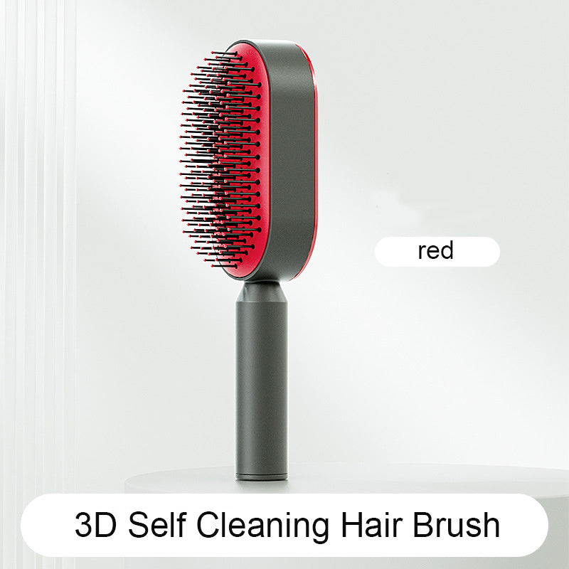 Self Cleaning Hair Brush For Women One-key Cleaning Hair Loss Airbag Massage Scalp Comb Anti-Static Hairbrush My Store