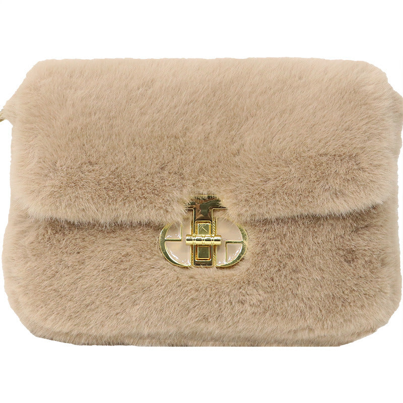 Female Autumnwinter Bag Plush Crossbody Bag My Store