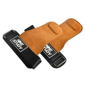 Three-layer Thick Cowhide Fitness Gloves With Pull-up Men And Women Palm Support My Store