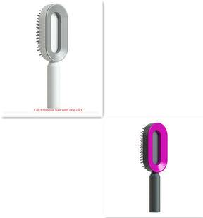 Self Cleaning Hair Brush For Women One-key Cleaning Hair Loss Airbag Massage Scalp Comb Anti-Static Hairbrush My Store