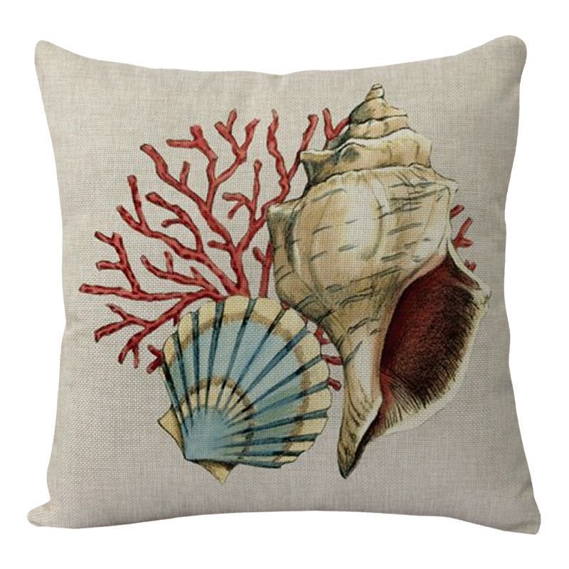 Cushion Covers Sea Turtle Printed Throw Pillow Cases For Home Decor Sofa Chair Seat My Store