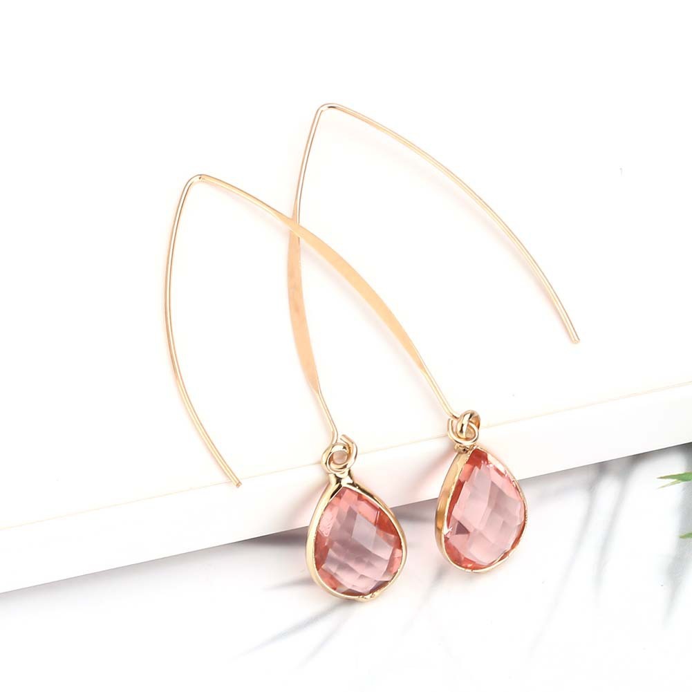 Simple Personality Crystal Water Drop Earrings My Store