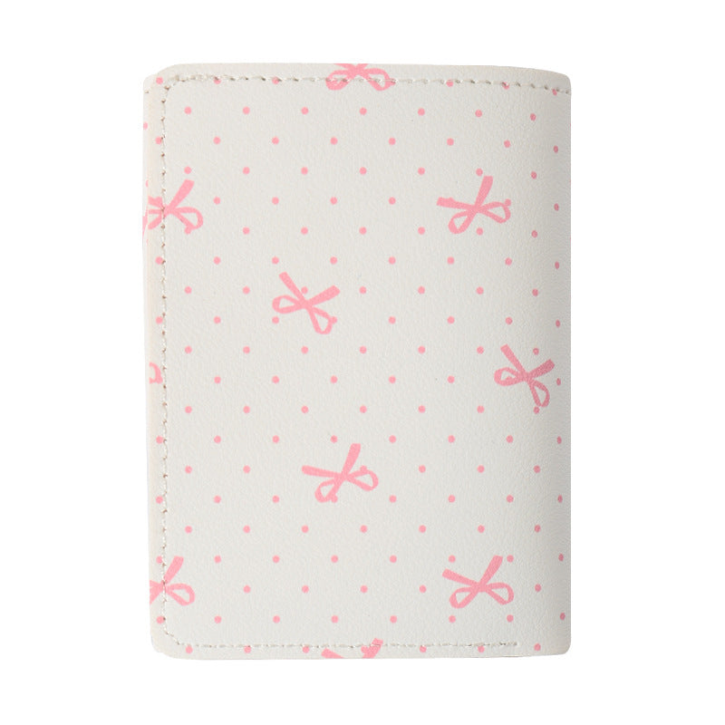 Butterfly-patterned Short Style Three-fold Wallet Multifunction My Store