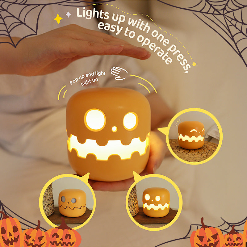 Pumpkin Lamp Bedside Halloween Funny Decoration Ambience Light For Bedrooms Living Room Decoration Kids Birthday Gift Halloween Decorations My Store