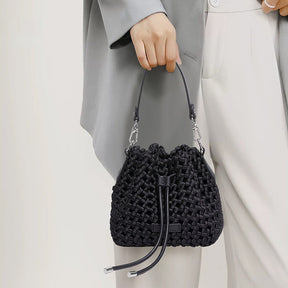 High-grade Windmill Knot Bucket Bag Hand-woven My Store