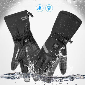 Sheepskin Electric Heating Gloves Motorcycle Thermal Smart Touch Screen Outdoor Skiing My Store