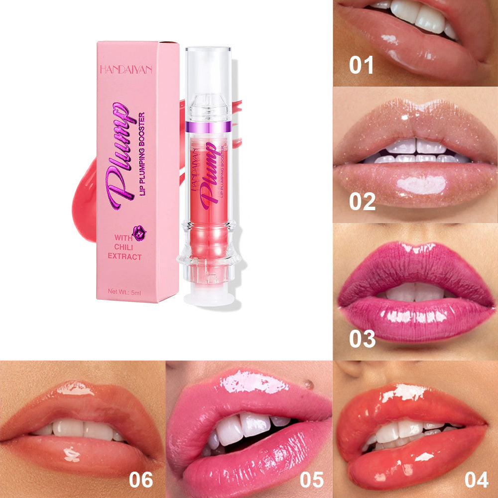 New Tube Lip Rich Lip Color Slightly Spicy Lip Honey Lip Glass Mirror Face Lip Mirror Liquid Lipstick My Store