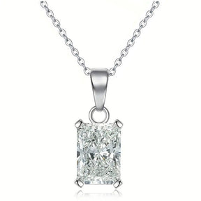 Women's Square Diamond Necklace Creative Pendant My Store