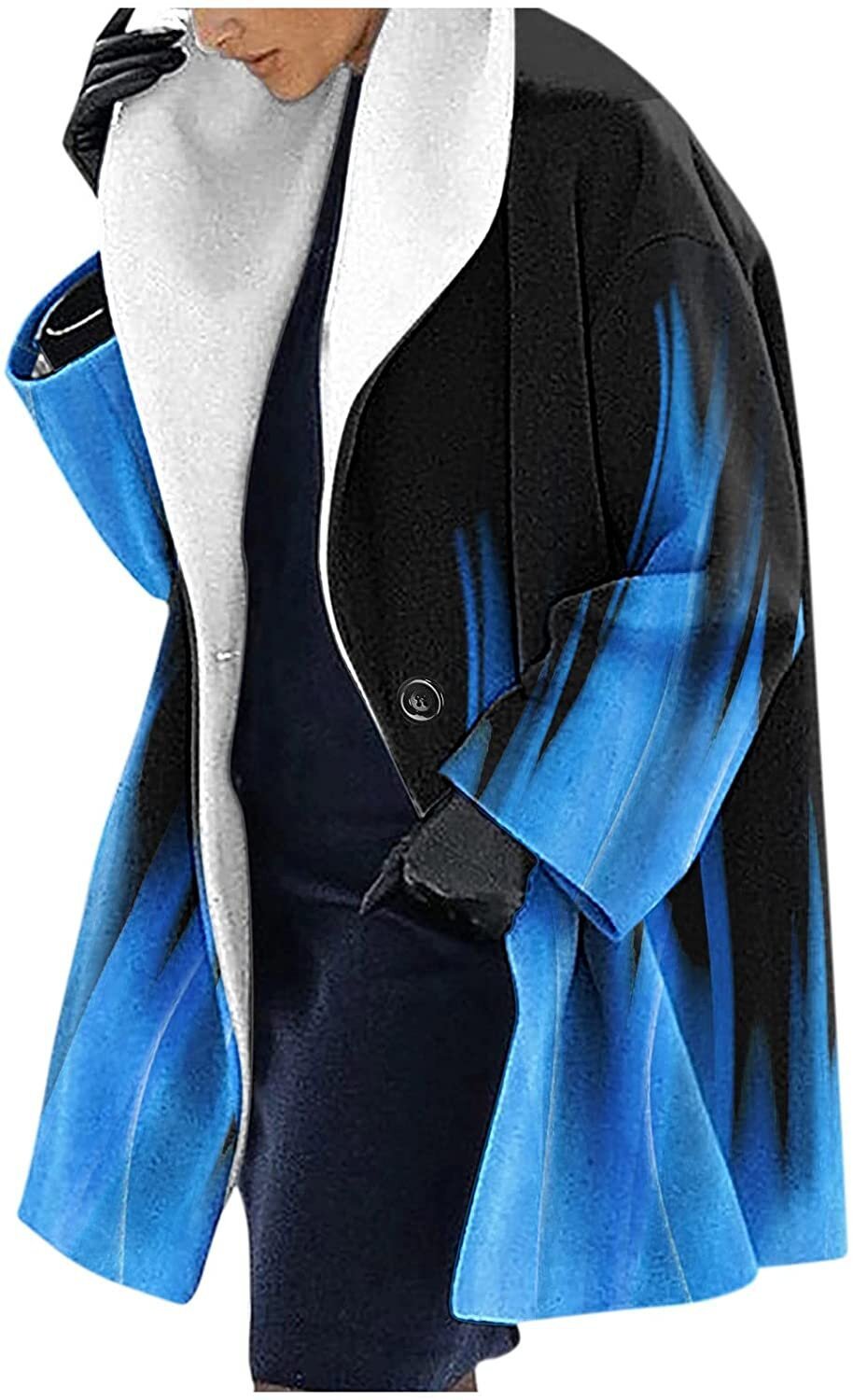 Mid-length Fall And Winter Lapels Loose Casual Hooded Coat My Store