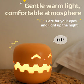 Pumpkin Lamp Bedside Halloween Funny Decoration Ambience Light For Bedrooms Living Room Decoration Kids Birthday Gift Halloween Decorations My Store