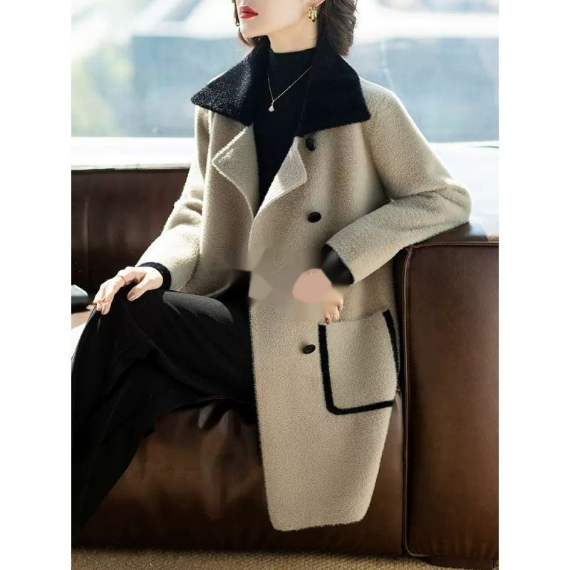 Mid-length Reversible Woolen Coat New My Store