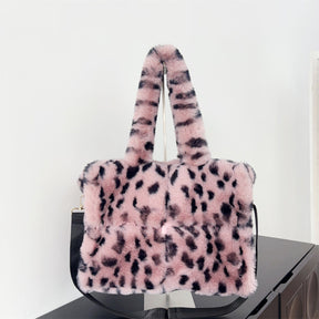 Leopard Print Tote Shoulder Messenger Bag Large Capacity My Store