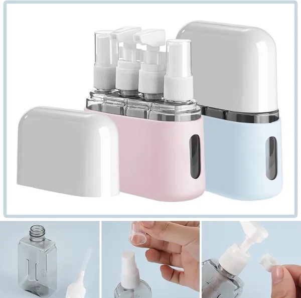 Travel Bottle Set – 8-Pack TSA Approved Travel Size Bottles for Shampoo, Lotion & Toiletries - Image 5