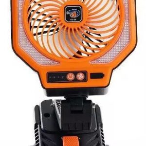 2-in-1 Portable Camping Fan with LED Light USB-C Rechargeable