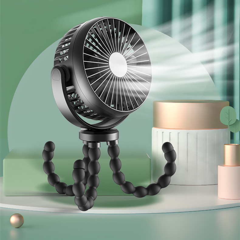 Octopus Flexible Stroller Fan USB Rechargeable - Image 9