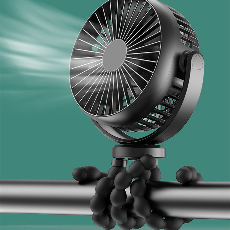 Octopus Flexible Stroller Fan USB Rechargeable - Image 7