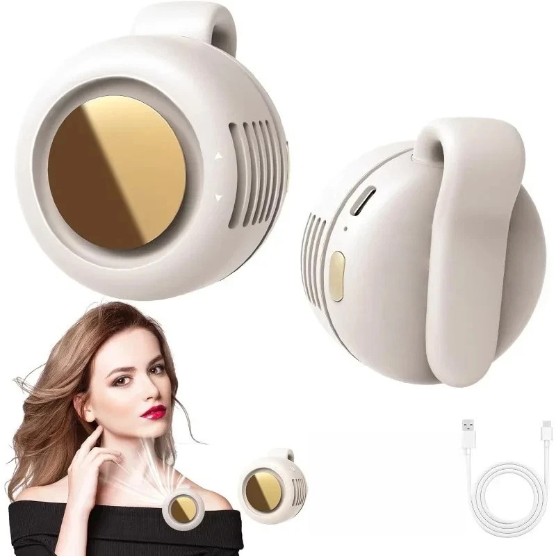 800mAh Portable Clip-On Bladeless Fan with USB-C Charging